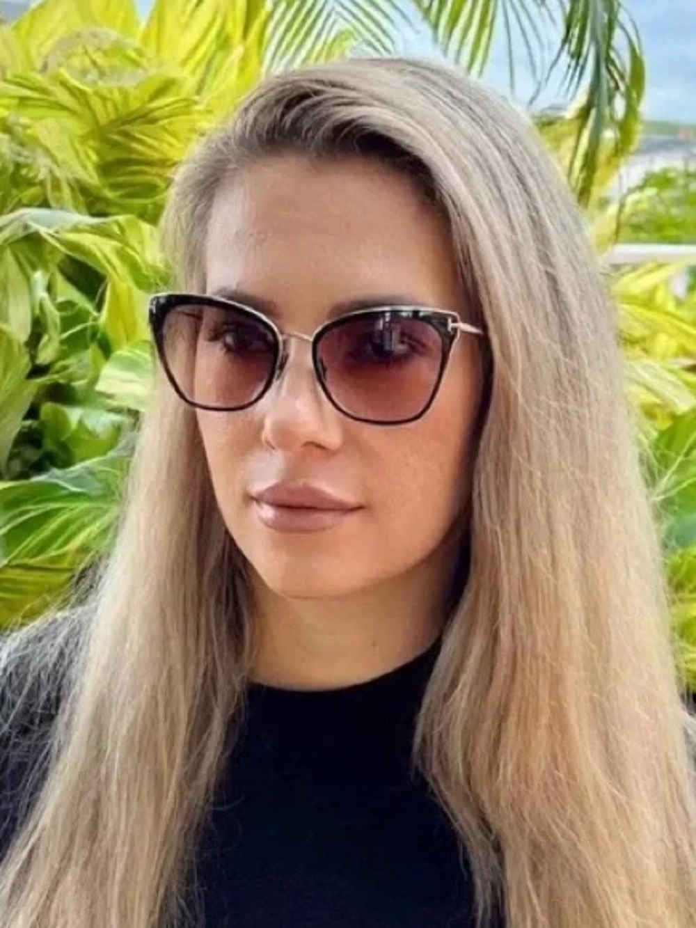 TOM FORD FARYN DARK RUTHENIUM/BORDEAUX SUNGLASSES TF843